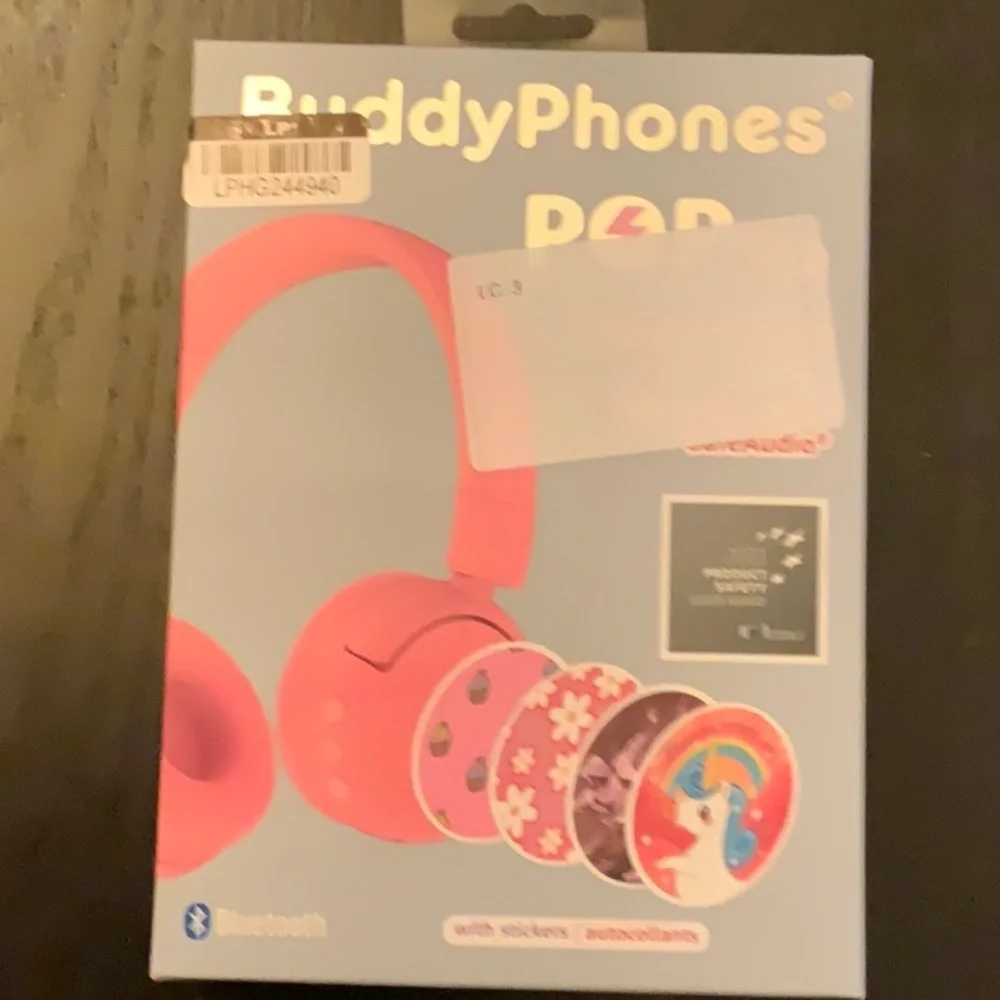POP Kids Bluetooth Headphones - Pink